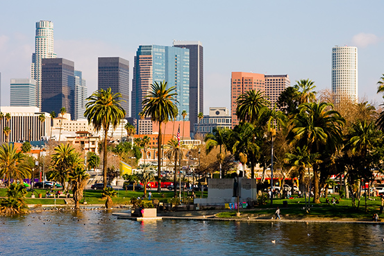 LOS ANGELES SKYLINE DAYTIME